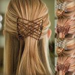 Danlu Kırmızı 1 Adet Kadın Elastik Sihirli Saç Tarak Dıy Vintage Metal Tokalar Moda 6 Renk Saç Yapımcısı Bun Saç Şekillendirici Aksesuarları Kadınlar Için (Yurt Dışından) - Combs
