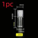 Danlu Küçük 10 ml Taşınabilir Silikon Seyahat Şişe Kozmetik Depolama Doldurulabilir Losyon Şişesi Sızdırmaz Şampuan Konteyner Sıkma Tüpü Boş Şişe (Yurt Dışından) - Siyah