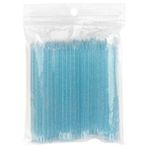 Danlu Mavi 100 Adet Kullanımlık Kristal Sopa Çift Uçlu Nail Art Tırnak Eti Itici Tırnak Eti Çıkarıcı Aracı Pedikür Bakımı Çivi Manikür Süsleyen Aracı (Yurt Dışından) - Renkli