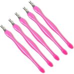 Danlu NQ16689 5 Adet Tırnak Tırnak Eti Makası Makas Paslanmaz Çelik Gökkuşağı Cımbız Clipper Ölü Cilt Sökücü Makas Pense Itici Makyaj Güzellik Aracı (Yurt Dışından) - Renkli