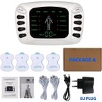 Danlu Paket A -Eu Eletric Compex Kas Stimülasyonu Ems Fizyoterapi Tens Makineleri Şok Dalga Masajı Vücut Elektrodu Onlarca Ped Akupunktur Patche (Yurt Dışından) - Renkli