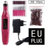 Danlu Set B Ab Tak Güçlü Tırnak Freze Makinesi Tırnak Matkap Ucu Parlatıcı Zımpara Bantları Torna Manikür ve Pedikür Çiviler Elektrikli Manikür Makinesi (Yurt Dışından) - Renkli