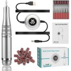 Danlu SILVER-101 35000RPM Tırnak Matkap Makinesi Manikür Freze Seti Kablosuz Elektrikli Tırnak Zımpara Manikür Makinesi Jel Parlatma Için (Yurt Dışından) - Renkli