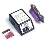 Danlu Siyah-Ab Tak Elektrikli Tırnak Matkap Makinesi Dosya Tırnak Freze Kesiciler Manikür Makinesi Pedikür Matkap Uçları Seti Tırnak Matkap Lehçe Alet Takımı (Yurt Dışından) - Renkli