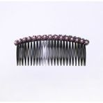 Danlu ZZH12CM Mor Rhinestone Kristal Tarak Klip Kadın Saç Aksesuarları Patlama Klip Geri Kafa Headdress Kırık Saç Bitirme Araçları Saç Tokası Firkete (Yurt Dışından) - Combs