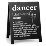 Dansçılar Hediye Dansçı Tanımı Alıntılar Sanat Masası İşareti Rustik Dansçı Minimalist Masa Dekor Tabela Ev Dekoru Masaüstü Kitaplık Dans Stüdyosu Sahne Tiyatrosu Beyaz Fil Tüm Dans Severler İçin