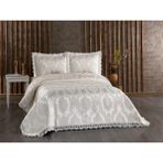 Danteel Home Romans 3 Parça Güpürlü Yatak Örtüsü Takımı Krem - Ekru - 240 x 250 cm