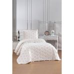 Danteel Home Soft 2 Parça Tek Kişilik Pike Takımı Beyaz - Gri