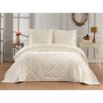 Danteel Home Valencia 3 Parça Çift Kişilik Pike Takımı Krem - 240 x 250 cm