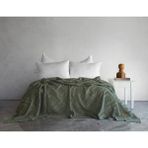 Dantela Carro Waffle Yatak Örtüsü - Haki - 240 x 260 cm