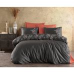 Dantela Efra Antrasit Nakışlı Nevresim Takımı - 200 x 220 cm
