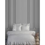 Dantela Romantica Poplin Nevresim Takımı - Krem - 200 x 220 cm