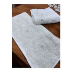 Dantelux Çeyizlik Taşlı 2 Adet El Yüz Havlusu Çeyizlik Havlu 50X90 cm