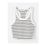 DANZY Kadın YuvarlakYaka Askılı Sporcu Basic Yumuşak Crop Top Bluz