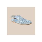 DaphneSandals El Yapımı Hakiki Deri Beyaz Kadın Bodrum Sandaleti -