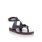 DaphneSandals El Yapımı Hakiki Deri Siyah Kadın Sandalet - Bodrum Sandaleti