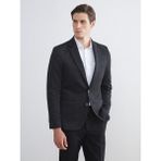 Dar Kalıp Erkek Blazer Ceket (W5) - -- - 52 - Black