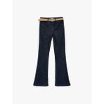 Dar Kesim İspanyol Paça Jean Pantolon - Flare Jeans