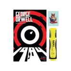 Dara Yayınları 1984 - George Orwell - Can Yayınları 9789750718533 - Sarı Fosforlu Kalem - Not Defterli Seti