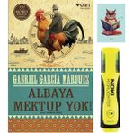 Dara Yayınları Albaya Mektup Yok 9789750725616 Gabriel Garcia Marquez - sarı Fosforlu Kalem - Not Defterli seti