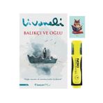 Dara Yayınları Balıkçı Ve Oğlu Romanı - Zülfü Livaneli 9789751042125 - Sarı Fosforlu Kalem - Not Defteri Seti