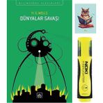 Dara Yayınları Dünyalar Savaşı - Wells 9786053757412 Ithaki Yayınları - Sarı Fosforlu Kalem - Not Defterli Seti