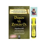 Dara Yayınları Düşün Ve Zengin Ol - Napoleon Hill - Altın Kitaplar - Sarı Fosforlu Kalem - Not Defterli Seti