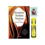 Dara Yayınları İnsanın Anlam Arayışı - Okuyan Us Yayınları - 9786054054206 - Sarı Fosforlu Kalem - Defterli Seti