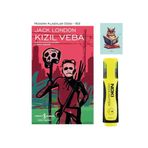 Dara Yayınları Kızıl Veba - Jack London 9786257070782 İş Bankası Kültür - Sarı Fosforlu Kalem -Not Defterli Seti