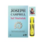 Dara Yayınları Saf Mutluluk - Joseph Campbell - Doğan Novus - Sarı Fosforlu Kalem - Not Defter Seti