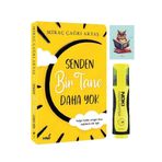 Dara Yayınları Senden Bir Tane Daha Yok - Miraç Çağrı Aktaş - İndigo Kitap - Sarı Fosforlu Kalem - Not Defter Seti