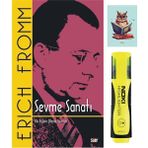 Dara Yayınları Sevme Sanatı - Klasik Kapak - Erich Fromm - Say Yayınları - Sarı Fosforlu Kalem -Not Defterli Seti