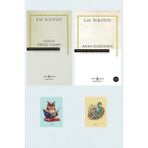 Dara Yayınları Tolstoy Kitapları - Anna Karenina - Insan Neyle Yaşar - Hasan Ali Yücel Klasikleri (2 Not Defterli)