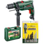 Darbeli Matkap 600 Watt + Bosch 27 Parça Matkap Ve Vidalama Ucu Tornavida