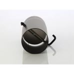 Darco Soba Borusu, Çelik Sac, Antrasit, 2 mm Kalınlık 15 cm Çap , 25 cm Klapeli