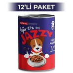 Dardanel Jazzy 400x12 gr Sığır Etli Yetişkin Konserve Köpek Maması