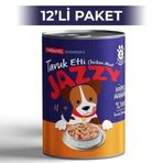 Dardanel Jazzy Tavuklu Yetişkin 400x12 gr Köpek Konserve Maması
