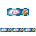 DARDANEL Kalite Tonla Bitkisel Yağlı Ton Balığı 3x75 gr (4 paketi)