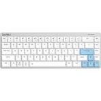Dareu EK868 White %65 Blue Low-Profile Switch Bluetooth Ingilizce Mekanik Gaming Klavye - Blue Switch - Beyaz - Mavi