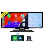 Dark 10.26" IPS Full Android, Google Play Store, Kablosuz CarPlay & Android Auto, GPS, Arka Kameralı Taşınabilir Torpido Üstü Araç Multimedya Ekranı (DK-VA-CMP1000)
