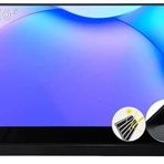 Dark 100" Ultra Kısa Atımlı UST ALR Ortam Işığı Engelleyen Yukarı Açılır Motorlu Lazer 4K Projeksiyon Ekranı