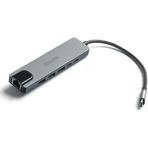 Dark 6'Sı 1 Arada Usb 3.2 Gen 1 Type-C To Ethernet/Hdmi/Usb 3.0 - Usb 2.0 / Usb-C Pd 100W Pro/Air & Notebook/Ultrabook Için Port Çoklayıcı Hub (D