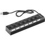 Dark 7 Port Anahtarlı Usb2.0 Hub