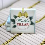 Dark Brown Chocolates & Confections 1 KG Yılbaşı Tebrik Çikolatası Yeni Yıl İkramlık Seri 140 Adet