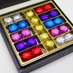 Dark Brown Chocolates & Confections 25 Adet Fındık Parçacıklı Sargılı Sütlü Çikolata