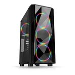 Dark Diamond Pro 600W 4x12 cm Argb Fan Midi Tower Full Akrilik Gamıng Kasa