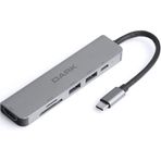 Dark DK-AC-U31X38 Type-C To HDMI Kart Okuyucu Çevirici Hub