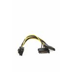 Dark DK-CB-P203 2xSATA To 6+2PIN Dönüştürücü VGA Güç Kablosu
