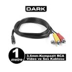 Dark DK-CB-VCOMX35 1 mt RCA Kablo