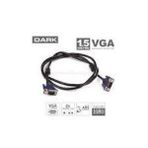 Dark DK-CB-VGA150 1.5 mt VGA Ferrit Core EMI RFI Filtreli 6 mm Çaplı VGA Kablo